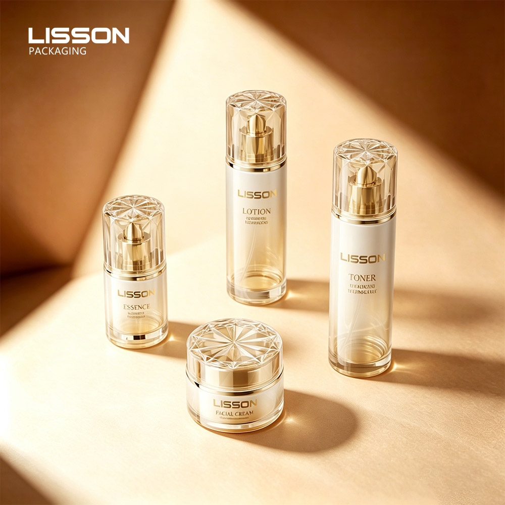 Cosmetic Glass Bottle Set