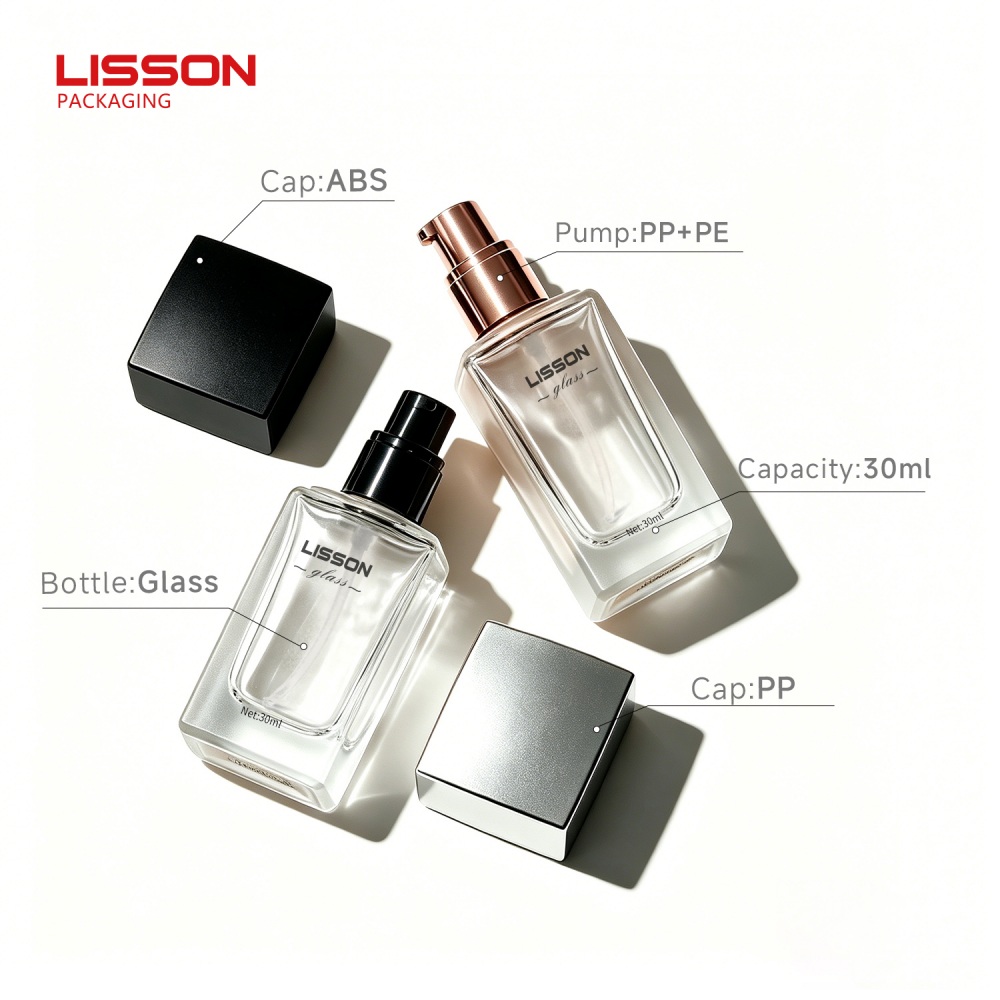 Luxury 30ml Glass Lotion Bottle