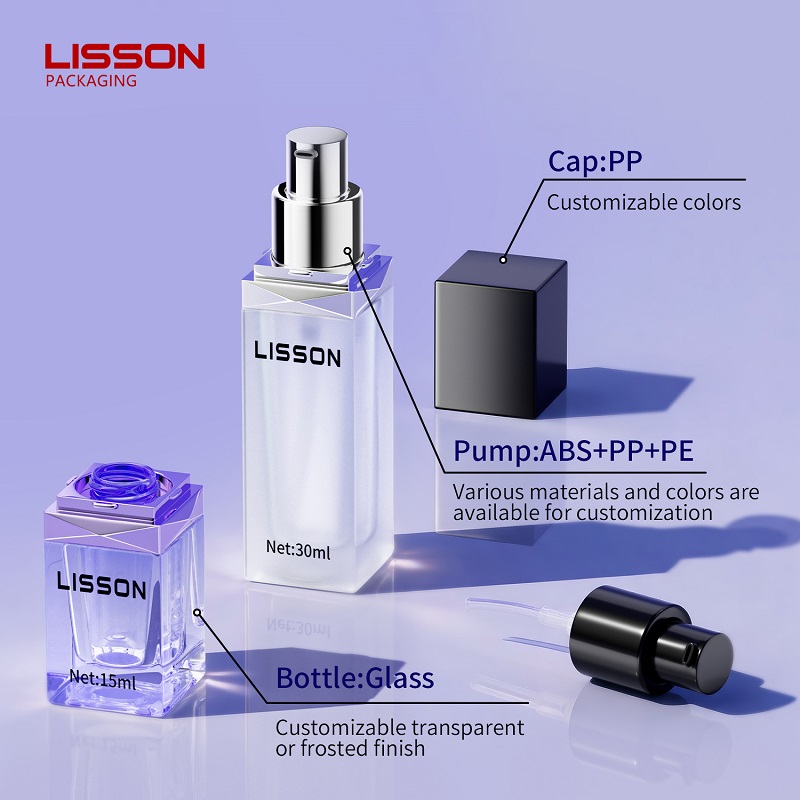 Luxury Cosmetic Glass Bottle Luxury Cosmetic Glass Bottle